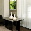 Ver imagem 2 de Dupla Vaso Jasmim M e P Enfeite de Mesa Cerâmica Creme