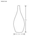 Ver imagem 2 de Vaso Decorativo Jasmim G Enfeite De Mesa Cerâmica Creme