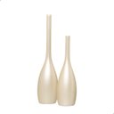 Ver imagem 1 de Vaso Decorativo de Cerâmica para Sala Dupla Tulipa Creme