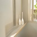Ver imagem 4 de Vaso Decorativo de Cerâmica para Sala Dupla Tulipa Creme