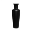 Ver imagem 1 de Vaso de Chão Madri Decoração em Cerâmica Preto Fosco