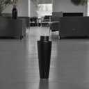 Ver imagem 2 de Vaso de Chão Paris Decoração em Cerâmica Preto Fosco
