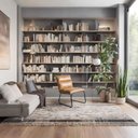 Ver imagem 2 de Cadeira para Escritório Fixa Estofada em Corino Pad