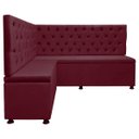 Ver imagem 5 de Canto Alemão 4 Lugares para Lanchonete 1,25x1,60m Capitonê Bege Sofa Store