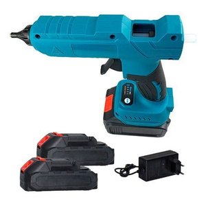 Aplicador de Cola Quente 21v Profissional com Bastões 11mm