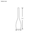 Ver imagem 2 de Vaso Decorativo De Cerâmica Tulipa G Preto Fosco