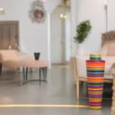 Ver imagem 2 de Vaso de Chão Decorativo Paris em Cerâmica Colors