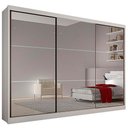 Ver imagem 1 de Guarda-Roupa Casal com Espelho 3 Portas 6 Gavetas Passion