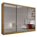 Ver imagem 1 de Guarda-Roupa Casal com Espelho 3 Portas 6 Gavetas Passion