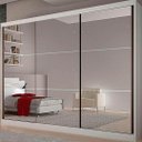 Ver imagem 3 de Guarda-Roupa Casal com Espelho 3 Portas 6 Gavetas Passion