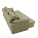 Ver mais imagens de Sofá Retrátil Manual Sala de Estar Nolan Bipartido 257cm Conforto Premium em Couro Fendi G58 - Gran