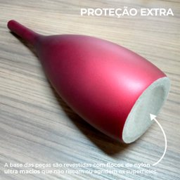 Centro De Mesa Decorativo Safira G Cerâmica Vinho Sensation - 3