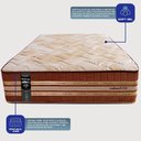 Ver imagem 4 de Cama Box King Colchão + Box 193x203x76 com Espuma Látex Robust Gel 220 Caramelo Cama Inbox