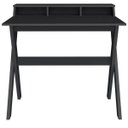 Ver imagem 3 de Mesa para Escritório Escrivaninha Home Office Itália Preto - Lyam Decor