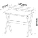 Ver imagem 6 de Mesa para Escritório Escrivaninha Home Office Itália Nogal - Lyam Decor