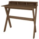 Ver imagem 1 de Mesa para Escritório Escrivaninha Home Office Itália Nogal - Lyam Decor