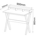 Ver imagem 6 de Mesa para Escritório Escrivaninha Home Office Itália Branco - Lyam Decor