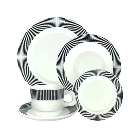 Aparelho Jantar Opalino Lisboa 20pc