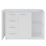Mesa para Escritório Extensível Escrivaninha Home Office Logan Branco - Lyam Decor - 3