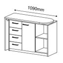 Ver imagem 7 de Mesa para Escritório Extensível Escrivaninha Home Office Logan Branco - Lyam Decor