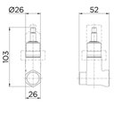 Ver imagem 4 de Registro Metal Pressão Docolbase 1/2'' 25140500 Docol