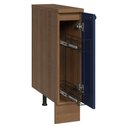 Ver imagem 2 de Balcão Porta-temperos 20 Cm 1 Porta Rustic/azul Vik Madesa