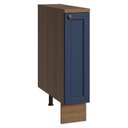 Ver imagem 1 de Balcão Porta-temperos 20 Cm 1 Porta Rustic/azul Vik Madesa