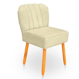 Cadeira Pétala para Sala de Jantar Confortável e Reforçada Suede - 4