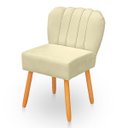 Ver imagem 5 de Cadeira Pétala para Sala de Jantar Confortável e Reforçada Suede