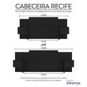 Ver imagem 6 de Cabeceira Extensível Casal/King 2 Mesas de Apoio Recife Móveis Albatroz