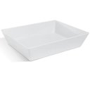 Ver imagem 1 de Travessa Retangular Branca 3,5l Profissional Servir Buffet Melamina Haus Concept Saladas Massas