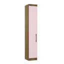 Ver imagem 1 de Guarda Roupa Dormitório Modulado Paris Módulo 1 Porta - Luciane 323:Avelã e Rosa