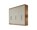 Ver imagem 2 de Guarda Roupa Casal 6 Portas 8 Gavetas - New Vértice-cumaru/fendi - Móveis Novo Horizonte