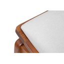 Ver imagem 3 de Cadeira Jantar Palhinha Assento Estofado Megan Conforto Cor Nozes:veludo Cinza Claro