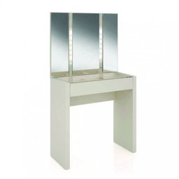 Penteadeira com Gaveta, Espelho e Iluminação Led 80cm Tw130l Dalla Costa - Off White - 4