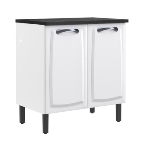 Balcão Para Lavanderia e Área de Serviço Itatiaia 2 Portas New Premium Branco Neve