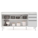 Ver imagem 5 de Balcão Gabinete 160cm 4 Portas Arkansas Branco