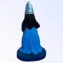 Ver imagem 3 de Escultura Orixá Iemanjá Negra em Resina 10 cm