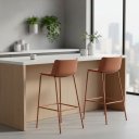 Ver imagem 1 de Kit 2 Banquetas Média Cozinha em Aço Ipanema Fratini