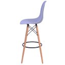 Ver imagem 3 de Banqueta Polipropileno Base Madeira Eiffel OR Design