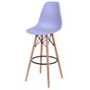 Ver imagem 1 de Banqueta Polipropileno Base Madeira Eiffel OR Design