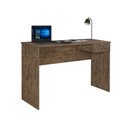 Ver imagem 1 de Escrivaninha Home Office Jaspe Cor:canela Mesa de Estudo ou Trabalho Mizza Decor