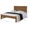Cama Casal Dallas II - Carvalho - 2