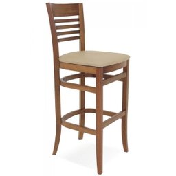 Banqueta Alta Estofada Paris Marie Tramontina - 1