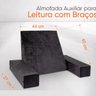 Almofada Encosto Apoio Lombar Braços para Leitura Triangulo - 3