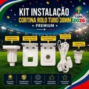 Ver imagem 2 de Persiana Rolô Tela Solar 5% PVC Branca 2,15 Larg X 1,80 Alt - Rollflex