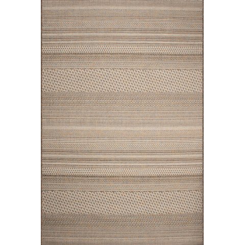 TAPETE BUZIOS ARRAIAL MARROM/AZUL 2,00x3,00: Marrom / Azul