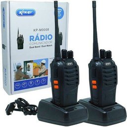Rádio Comunicador Walk Talk Profissional 16 Canais 2 Unidades Kp-M0008 - 1