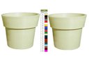 Ver imagem 2 de Kit 2 Vasos Plantas Frutífera hortaliças 60x70 Ibiza Polietileno BGPLASTICOS V960 MARROM MADEIRA 015