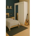 Ver imagem 5 de Guarda Roupa 2 Portas Correr Espelho 1,20m Roupeiro + Cômoda = Quarto Solteiro E/ou Infantil